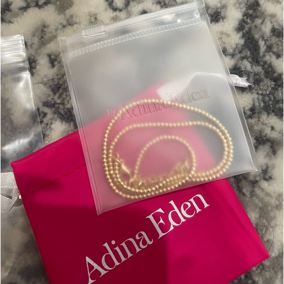 Adina Eden Jewels Dainty Beaded Chain Choker - Picture 5 of 9